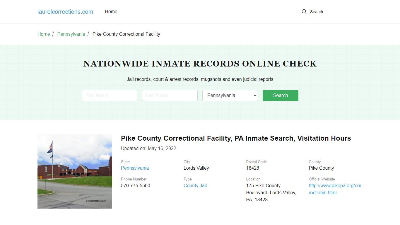 Pike County Correctional Facility - laurelcorrections.com